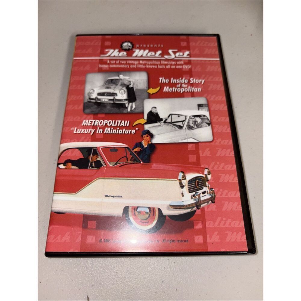 dvd: The Met Set: 2 Filmstrip Presentations for Car Dealers on Nash Metropolitan